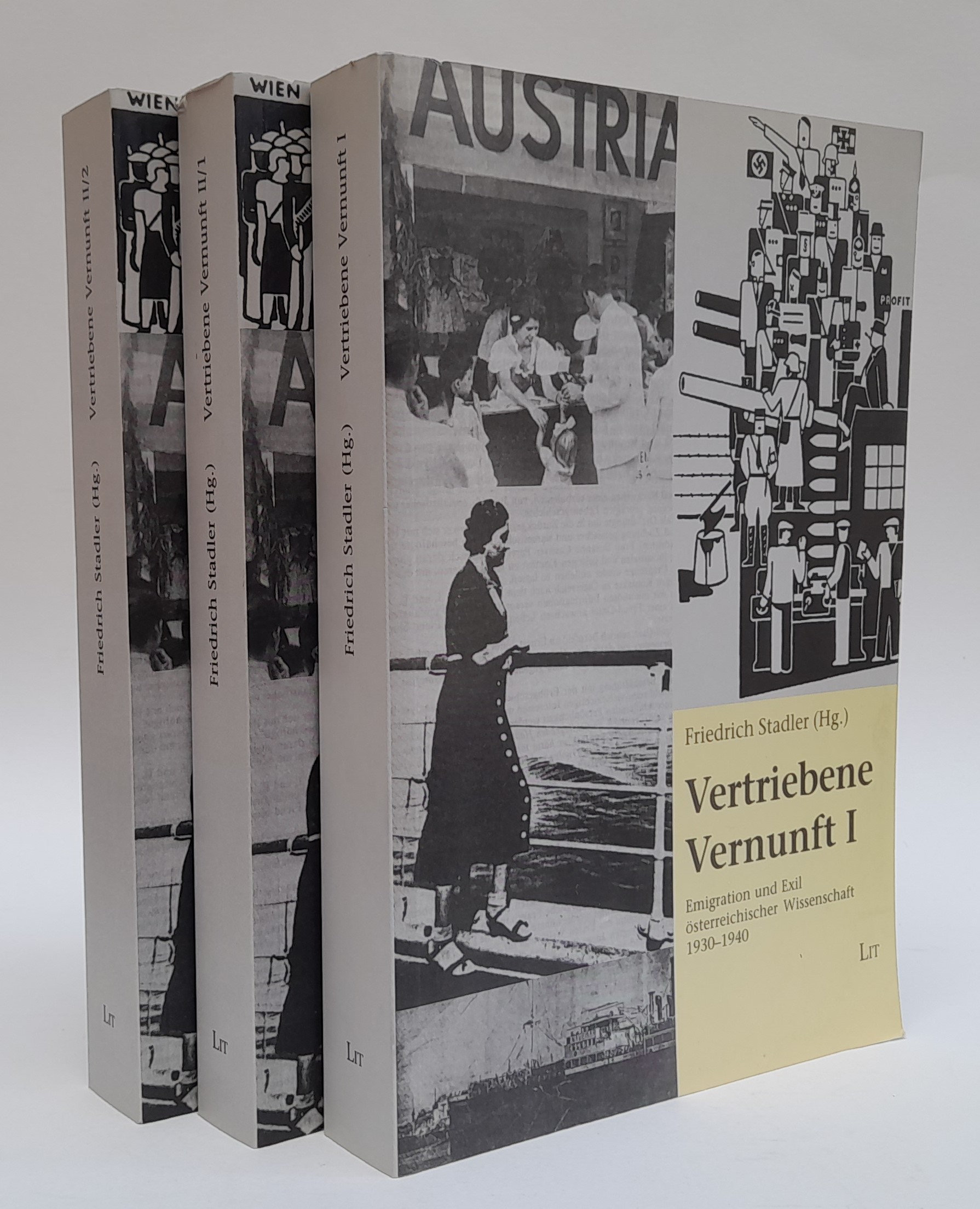 Vertriebene Vernunft. Emigration und Exil österreichischer Wissenschaft 1930-1940. 3 Bände. Mit s/w-Abb. - Stadler, Friedrich (Hg.)