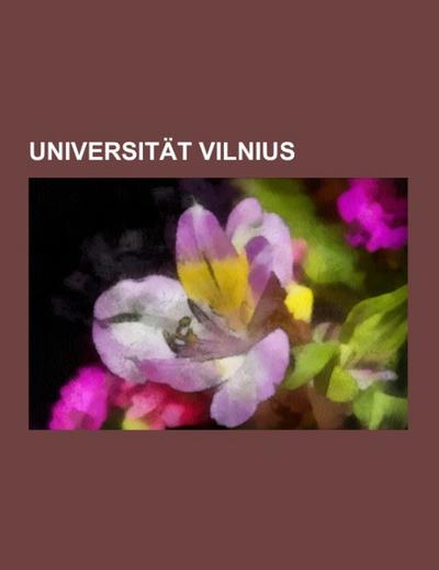 Universität Vilnius - Books LLC