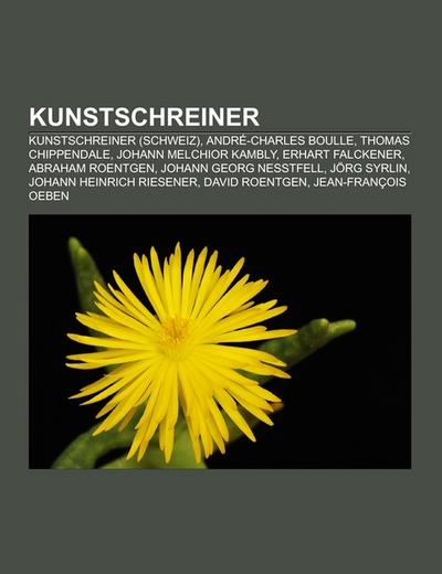 Kunstschreiner - Books LLC