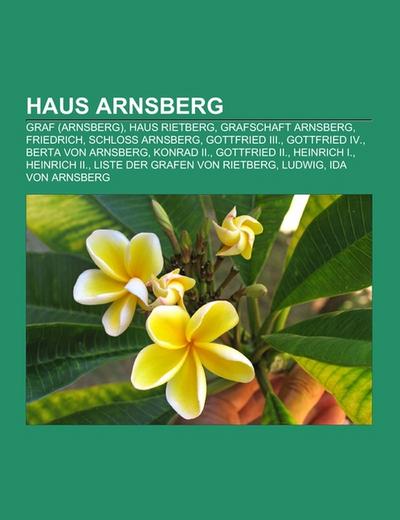 Haus Arnsberg - Books LLC