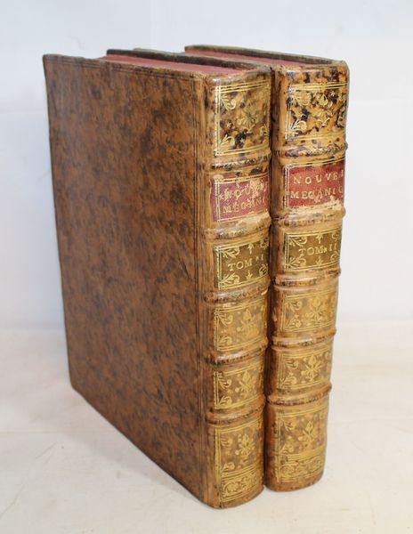 Nouvelle mécanique, ou Statique, dont le projet fut donné en 1687. VARIGNON (Pierre). [ ] [Couverture rigide]
