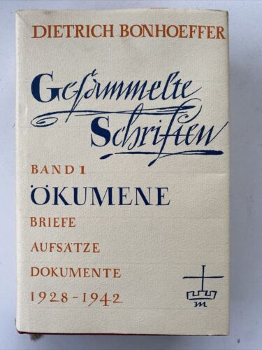Gesammelte Schriften Band 1 - Bonhoeffer, Dietrich