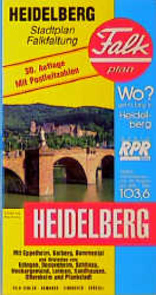 Falk Pläne, Heidelberg (Falk Stadtplan Extra Standardfaltung - Deutschland) 1:16000 - REIS FALK SD