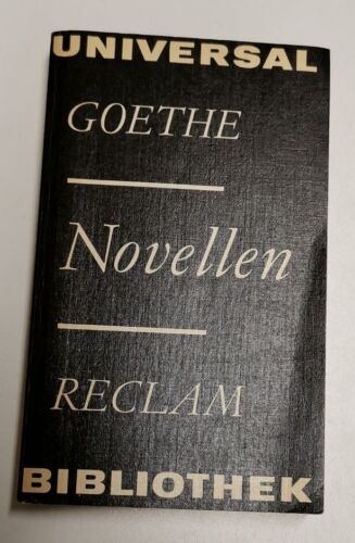 Novellen - Goethe Johann Wolfgang, von