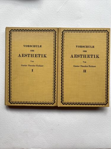 Vorschule der Aesthetik: 2 Bände in 1 Band - Fechner Gustav, Theodor
