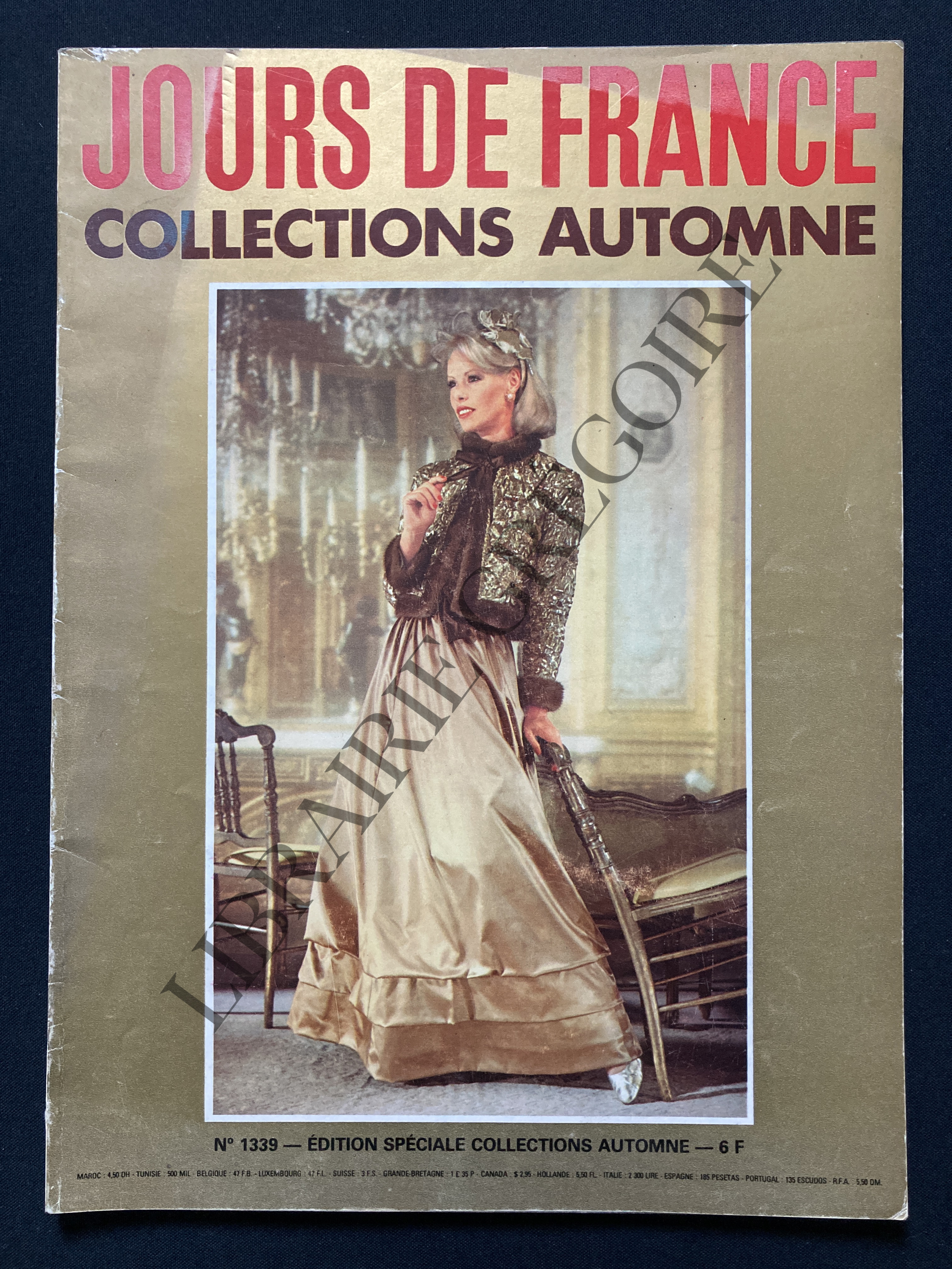 JOURS DE FRANCE-N°1339-EDITION SPECIALE COLLECTIONS AUTOMNE [Bon] [Couverture souple]