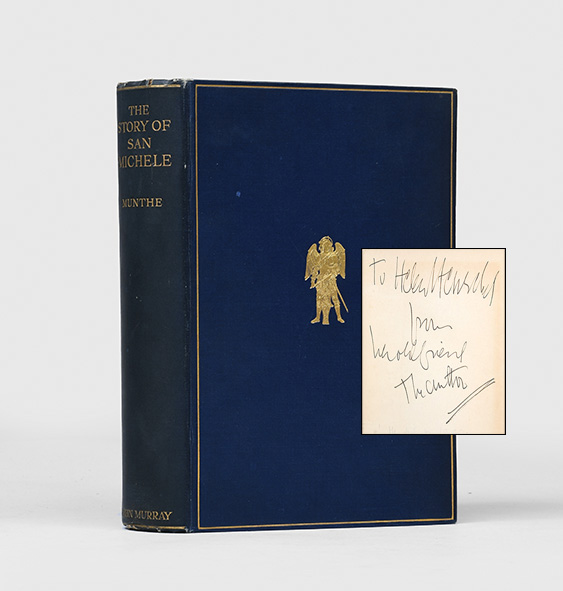 The Story of San Michele. MUNTHE, Axel. [ ]