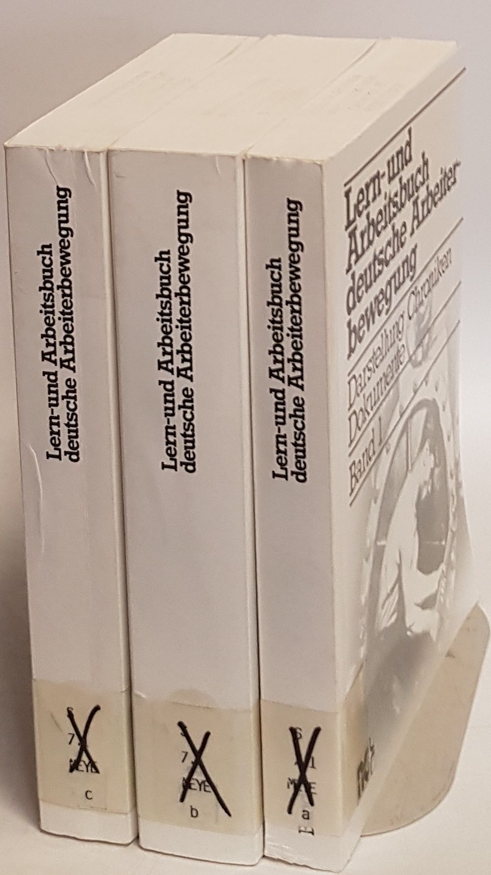 Lern- und Arbeitsbuch deutsche Arbeiterbewegung: Darstellung Chroniken Dokumente (3 Bände KOMPLETT) - Meyer, Thomas, Susanne Miller und Joachim Rohlfes