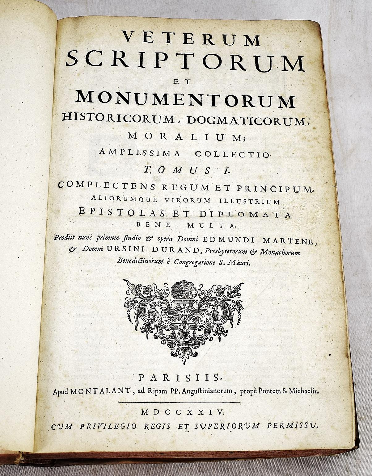 Veterum Scriptorum et Monumentorum Historicorum, Dogmaticorum, Moralium ...