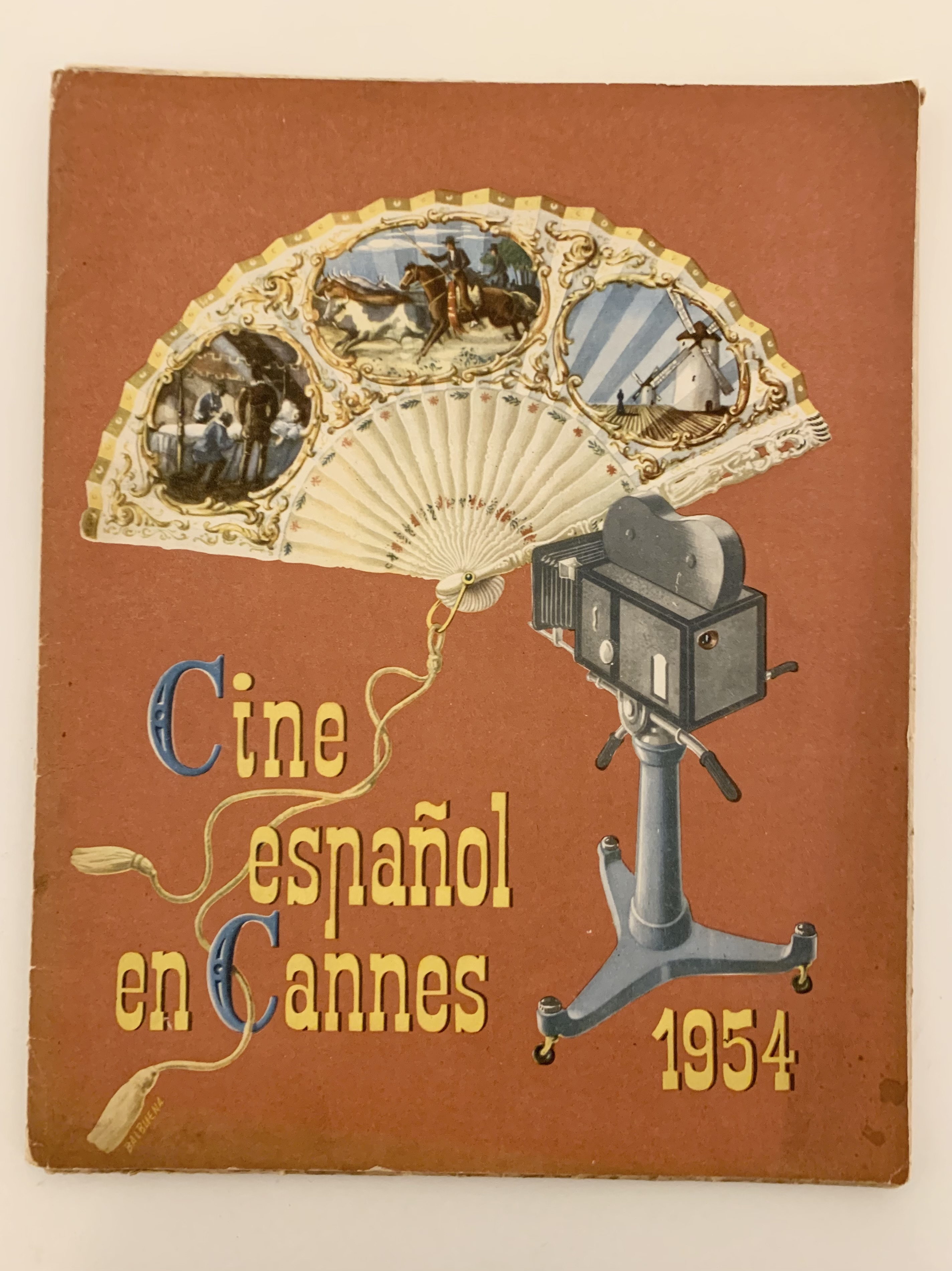 Cine Espanol en Cannes 1954. Press/promotional Folder with 19 inserts. Various.: [Very Good]