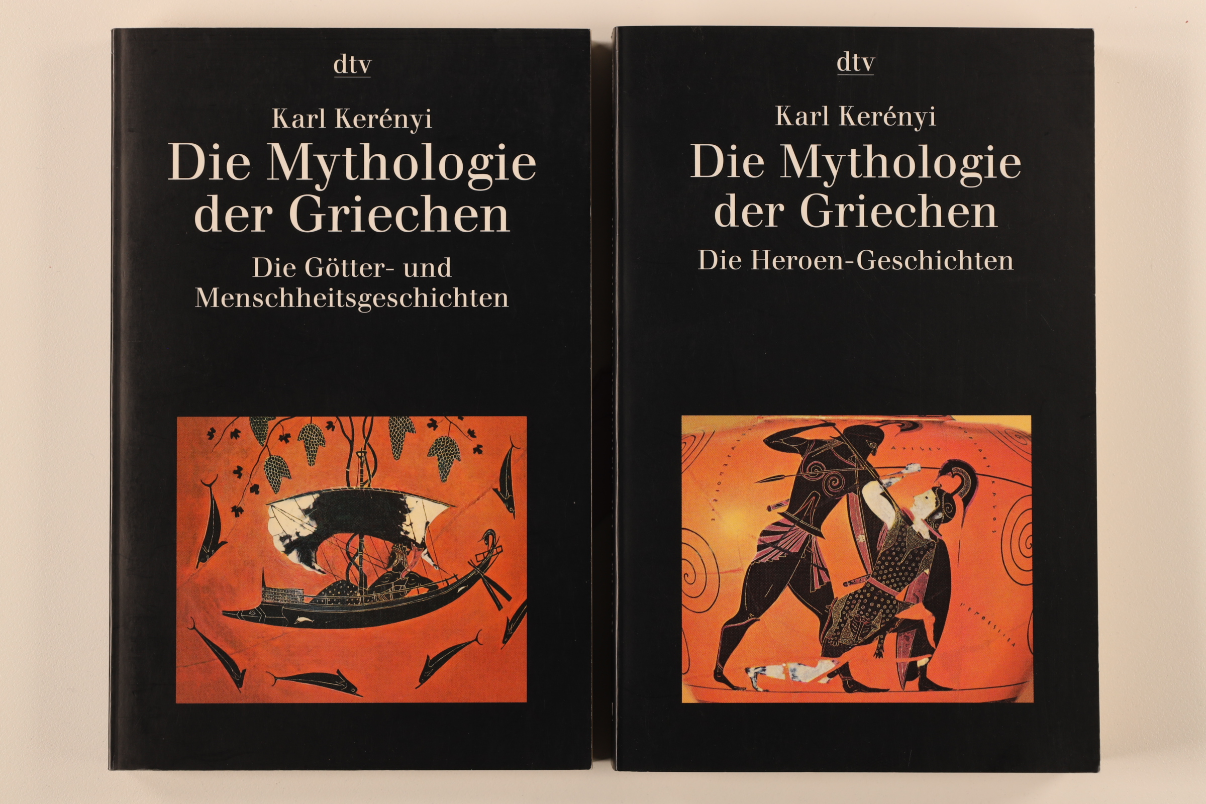 DIE MYTHOLOGIE DER GRIECHEN. Die Götter- und Menschenheitsgeschichten - Die Heroen-Geschichten - Kerényi, Karl