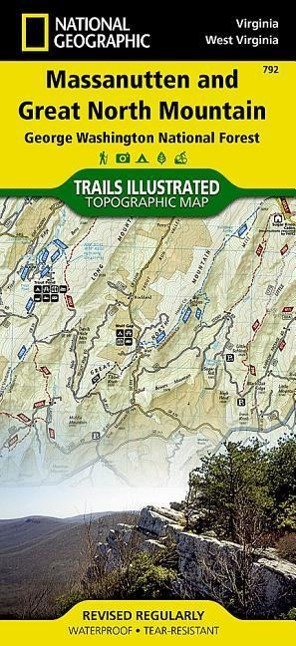 Massanutten and Great North Mountains [George Washington National Forest] - National Geographic Maps