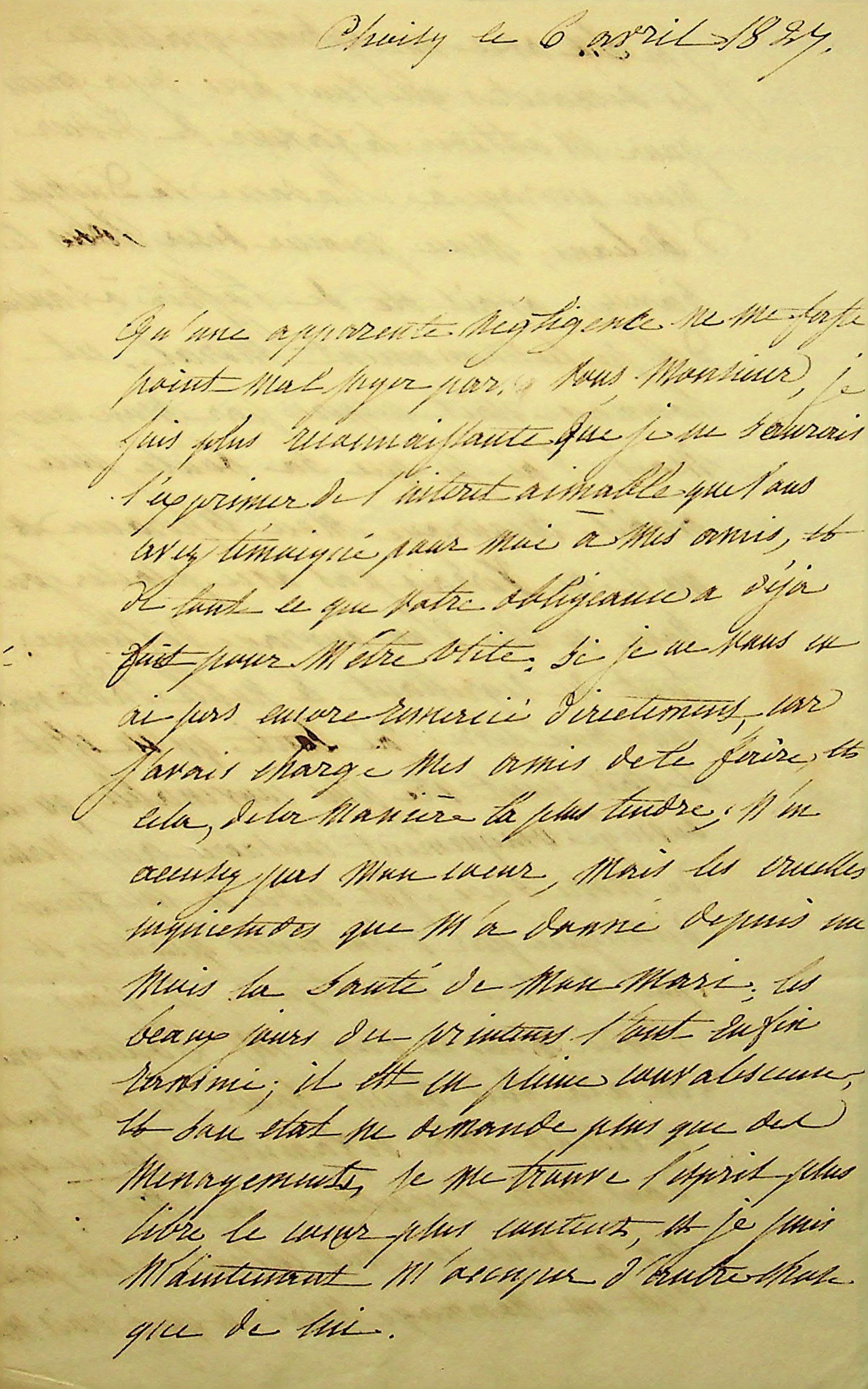 Lettre autographe signée Elise Voïart (1786-1866), écrivain, traductrice. [Bon] [Couverture rigide]