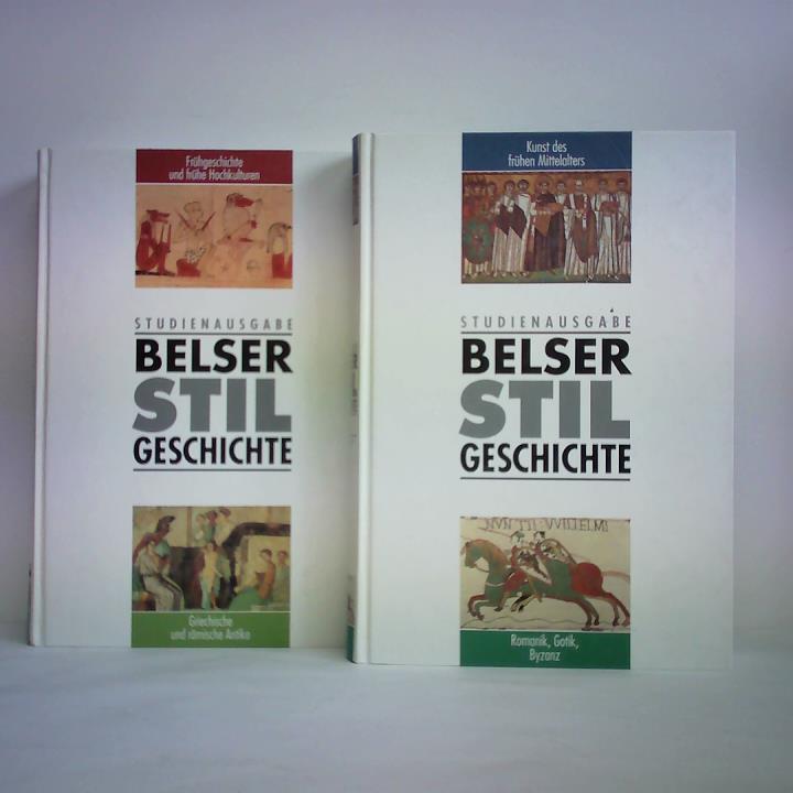 Belser Stilgeschichte. Studienausgabe, Band 1: Altertum mit einer Kunst- und Stilgeschichte im Überblick / Mittelalter. Zusammen 2 Bände - Wetzel, Christoph (Hrsg.)