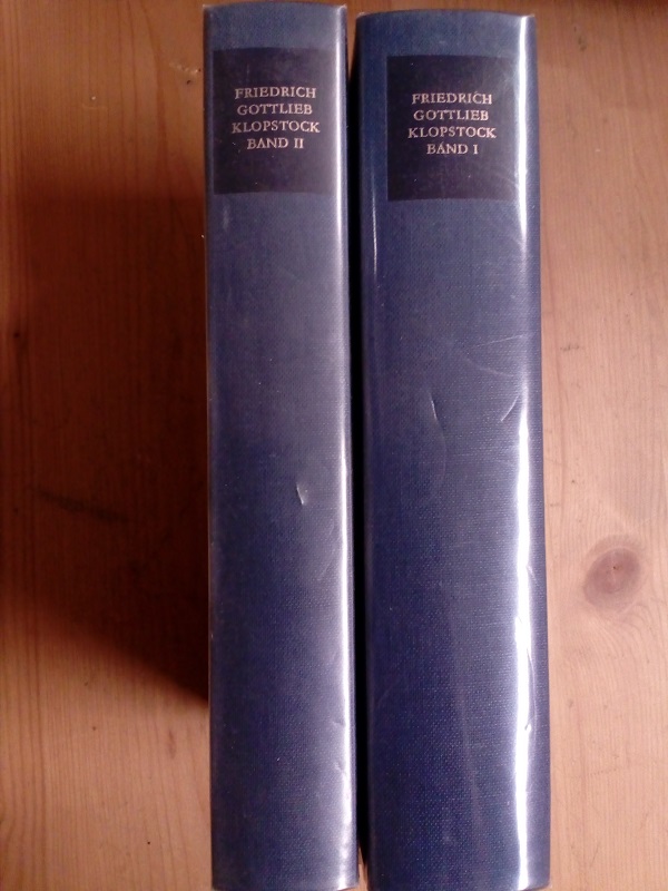 Ausgewählte Werke. In zwei Bänden. Nachw. von Friedrich Georg Jünger. - Klopstock, Friedrich Gottlieb (Verf.) und Karl August Schleiden (Hrsg.)