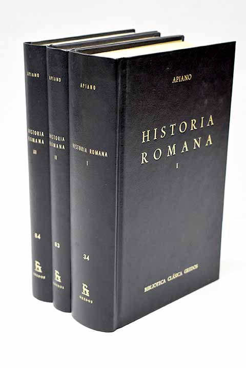 Historia romana by Apiano Bien tapa dura 1980 Alcan Libros