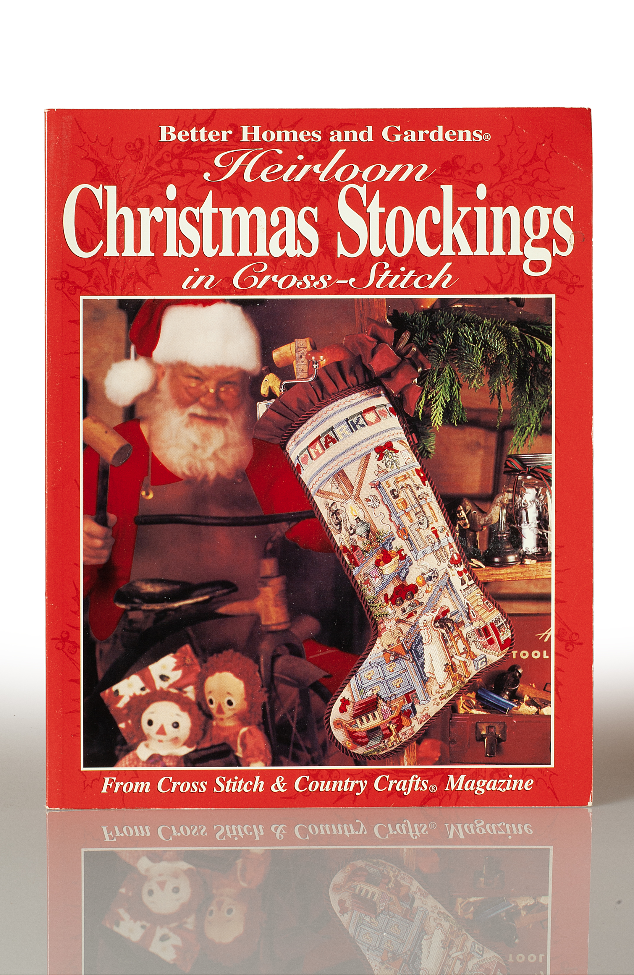 Heirloom Christmas Stockings in book by Better Homes and Gardens