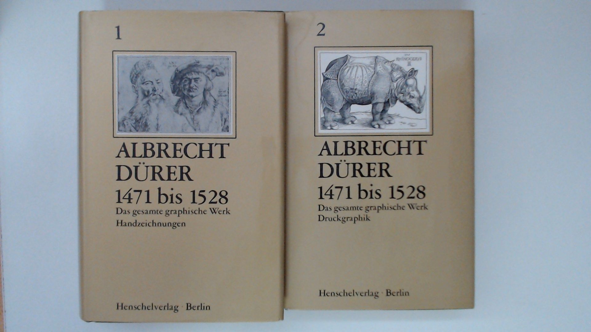 Albrecht Dürer. 1471 bis 1528. Das gesamte graphische Werk. 2 Bände, - Hütt, Wolfgang