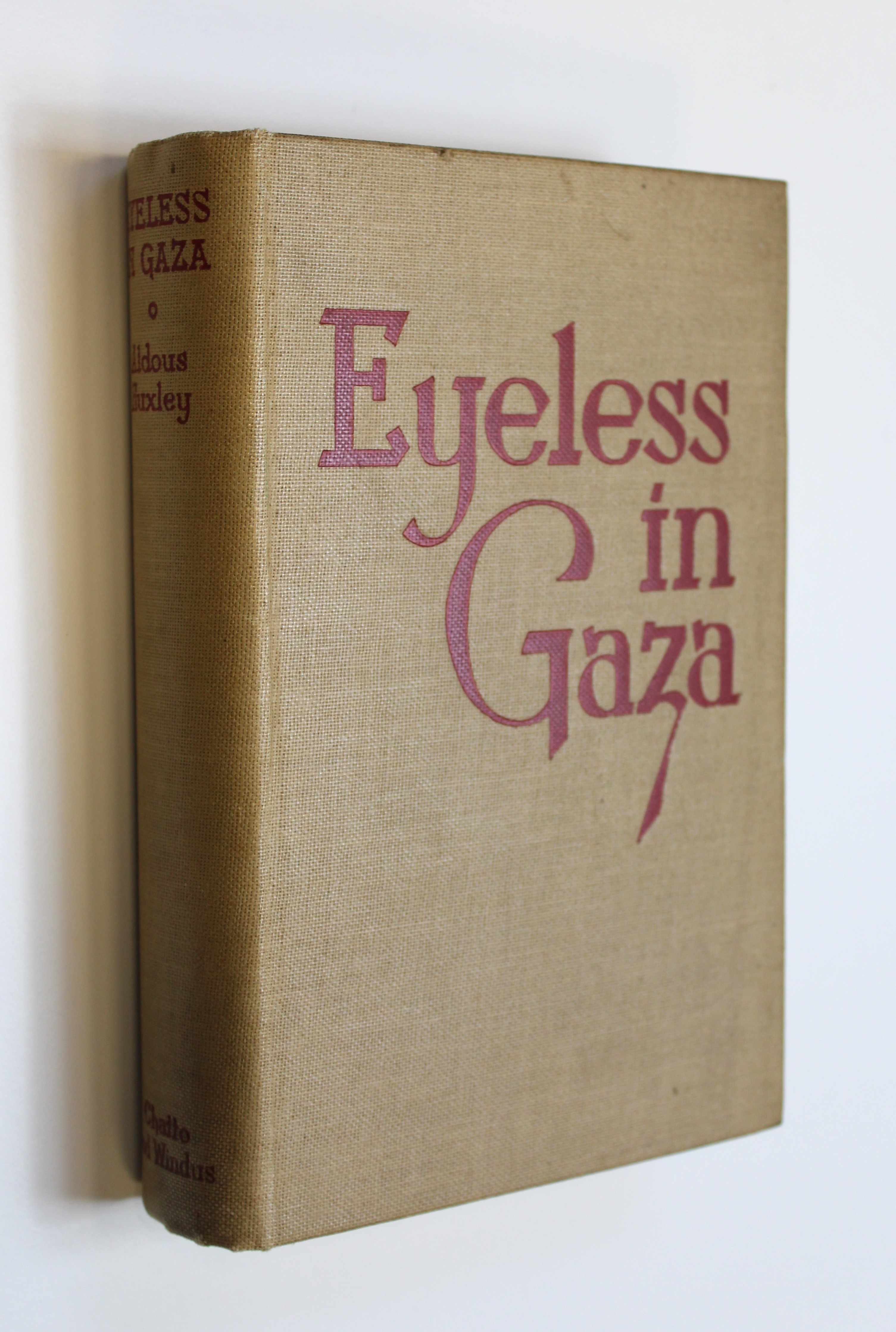 Eyeless in gaza promo huxley