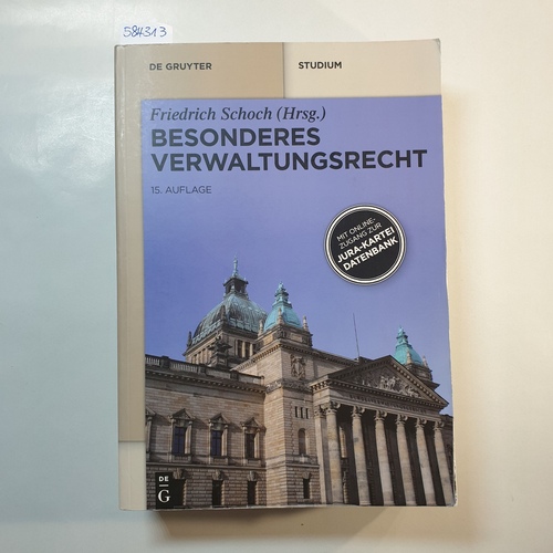 Besonderes Verwaltungsrecht : mit Jura-Kartei (JK) auf CD-ROM, - Eberhard Schmidt-Aßmann, Friedrich Schoch