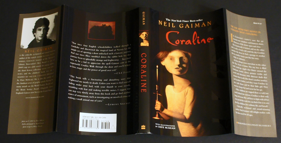 Signed, Coraline by Neil Gaiman, Illustrated by Dave Mckean