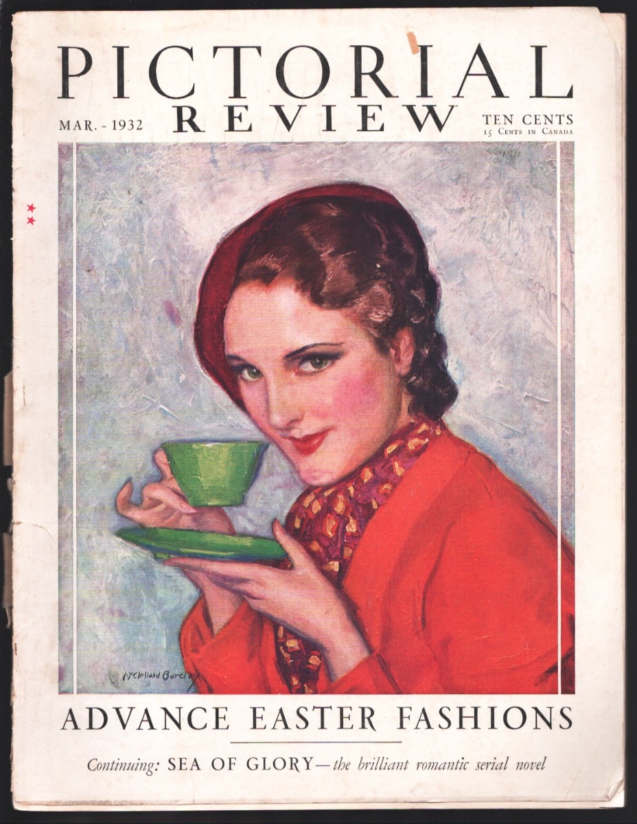 Pictorial Review 3 1932 Dolly Dingle paper dolls McClelland Barclay GGA cover vintage ads pulp fiction G 1932 Magazine Periodical DTA Collectibles