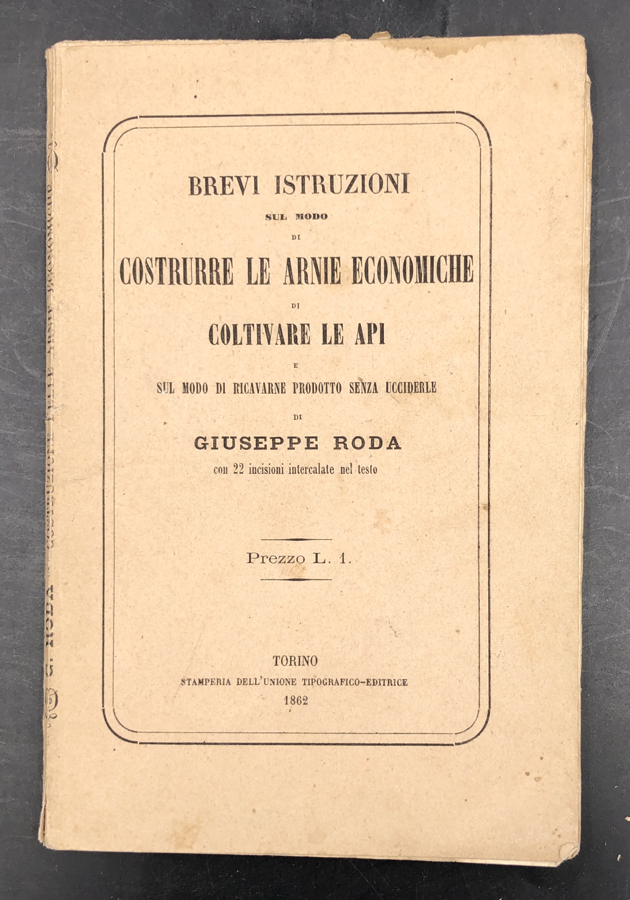Brevi istruzioni sul modo di COSTRUIRE le ARNIE economiche, di