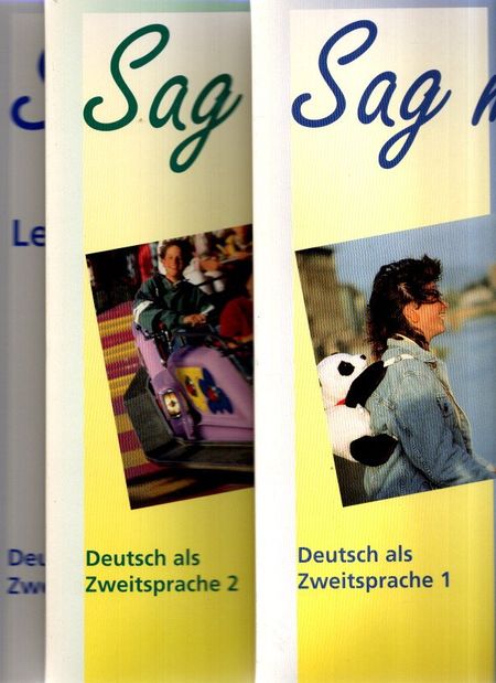 Sag mal - Deutsch als Zweitsprache für Kinder und Jugendliche 1, 2 und Lehrerhandbuch 1. Konvolut; - Fischer, Liselotte, Gerhard Huber und andere