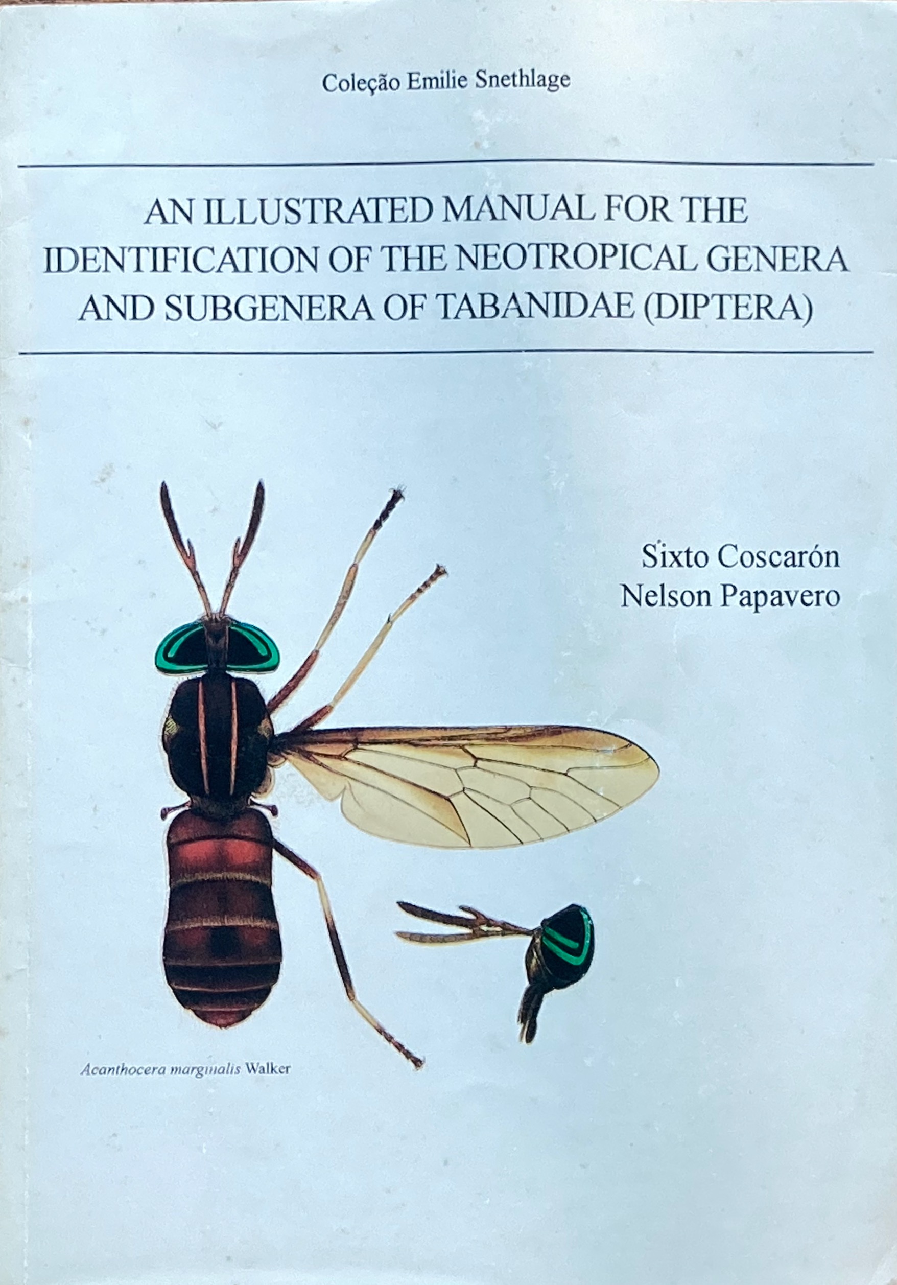 An illustrated manual for the identification of the neotropical genera and subgenera of Tabanidae (Diptera) - Coscarón, S. & Papavero, N.