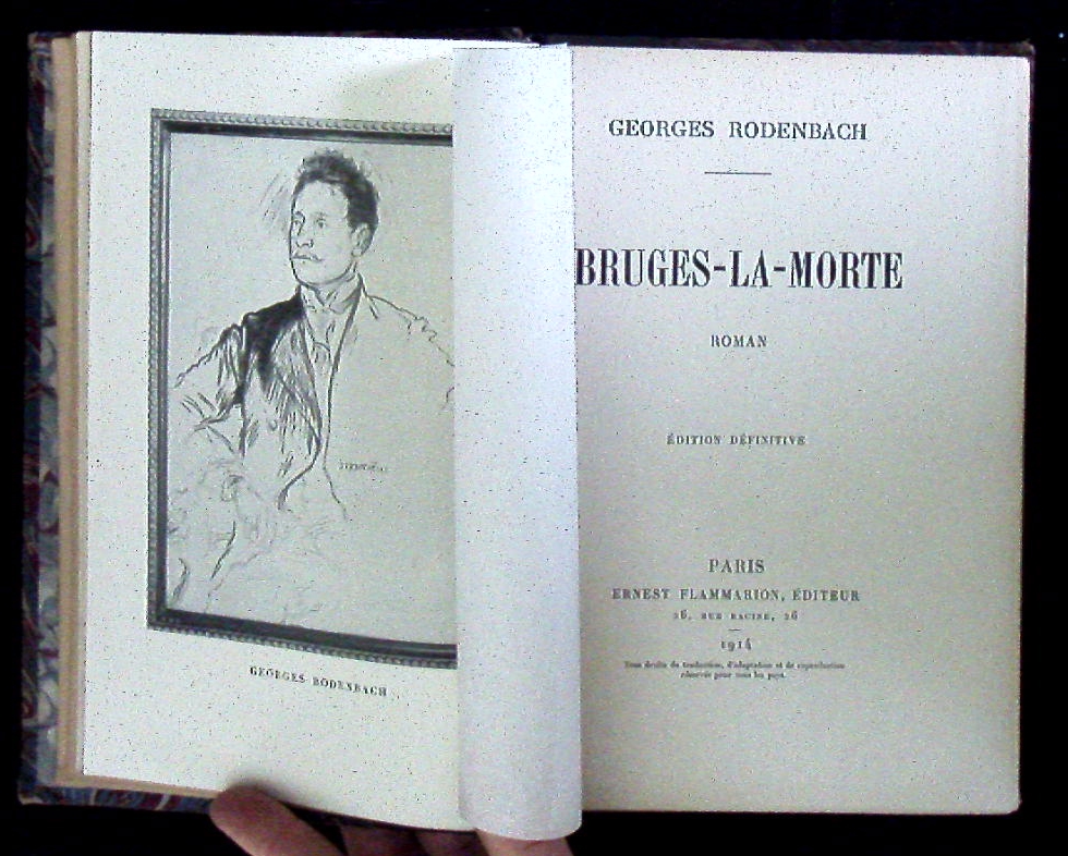 Bruges-la-Morte. Roman. von RODENBACH, Georges:: (1914) | Antiquariat