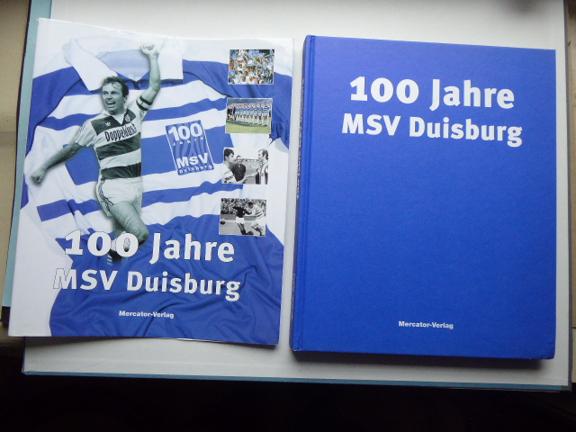 100 Jahre MSV Duisburg - Wo Meiderich siegt . Herausgeber: MSV Duisburg GmbH & Co. KGaA. Von Dagmar Dahmen, Hermann Kewitz und Bernd Bemmann. - Dahmen, Dagmar, Hermann Kewitz und Bernd Bemmann