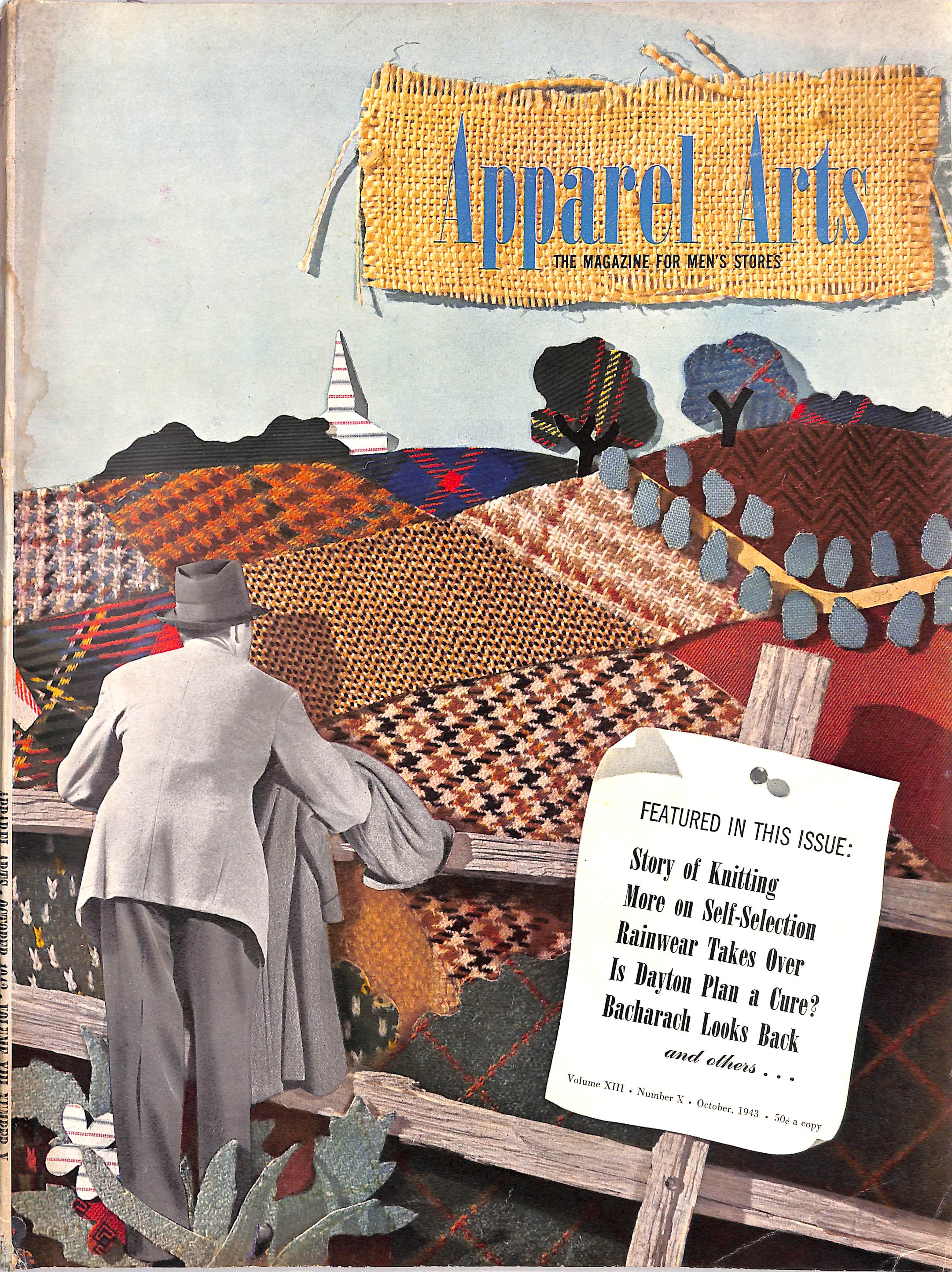 Apparel Arts the Magazine For Men s Stores October 1943 Very Good