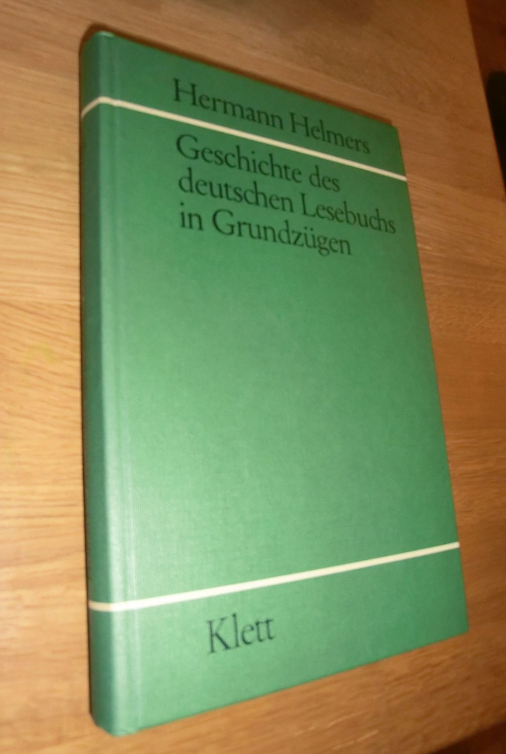 Geschichte des deutschen Lesebuchs in Grundzügen - Helmers, Hermann