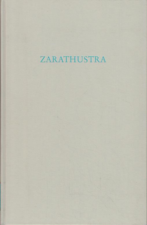 Zarathustra. Wege der Forschung, Band CLXIX. - Schlerath, Bernfried, Bernfried Schlerath und Herman Lommel