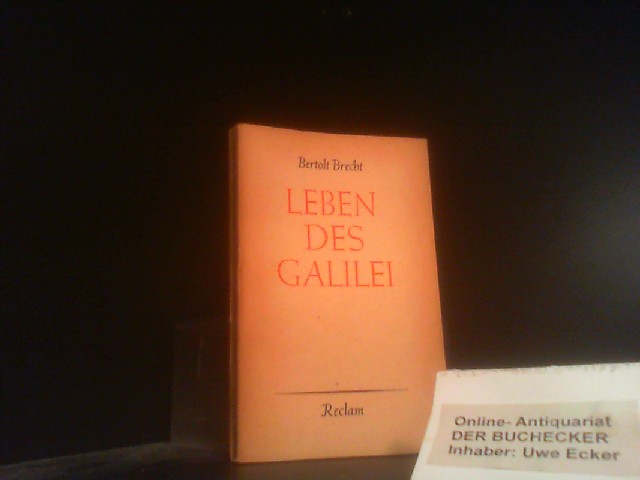 Leben des Galilei.,. - Brecht, Bertolt