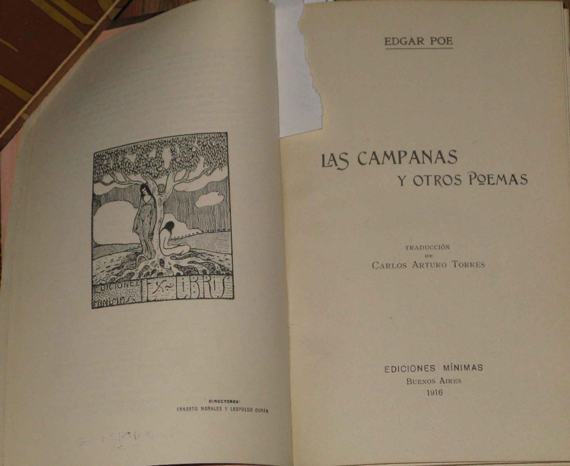Cabezas; Las Campanas y Otros Poemas; La Oracion Del Buzo; y Otros 17 ...