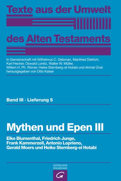 Mythen und Epen III - Elke Blumenthal