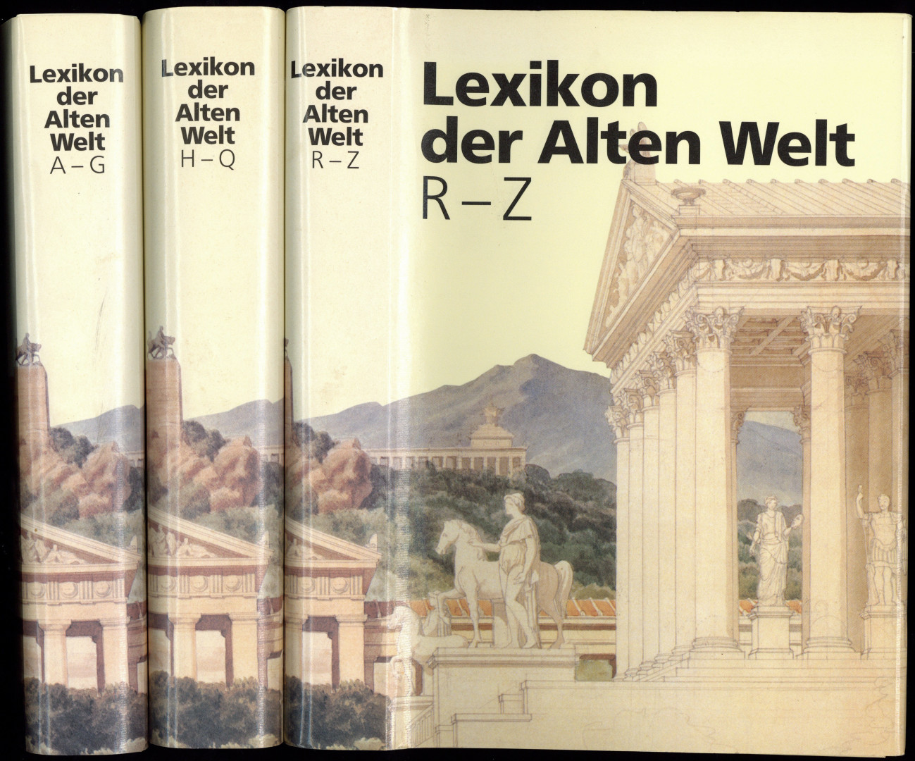 Lexikon der Alten Welt. 3 Bände. - Andresen, Carl, Hartmut Erbse, Olof Gigon, Karl Schefold, Karl Friedrich Stroheker u. a. (Hrsgr.)