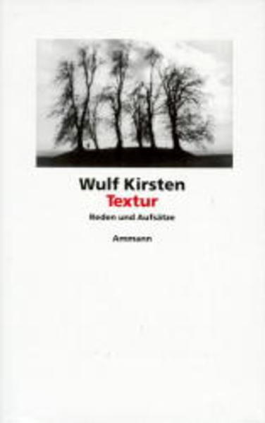 Textur. Reden und Aufsätze Reden und Aufsätze - Kirsten, Wulf