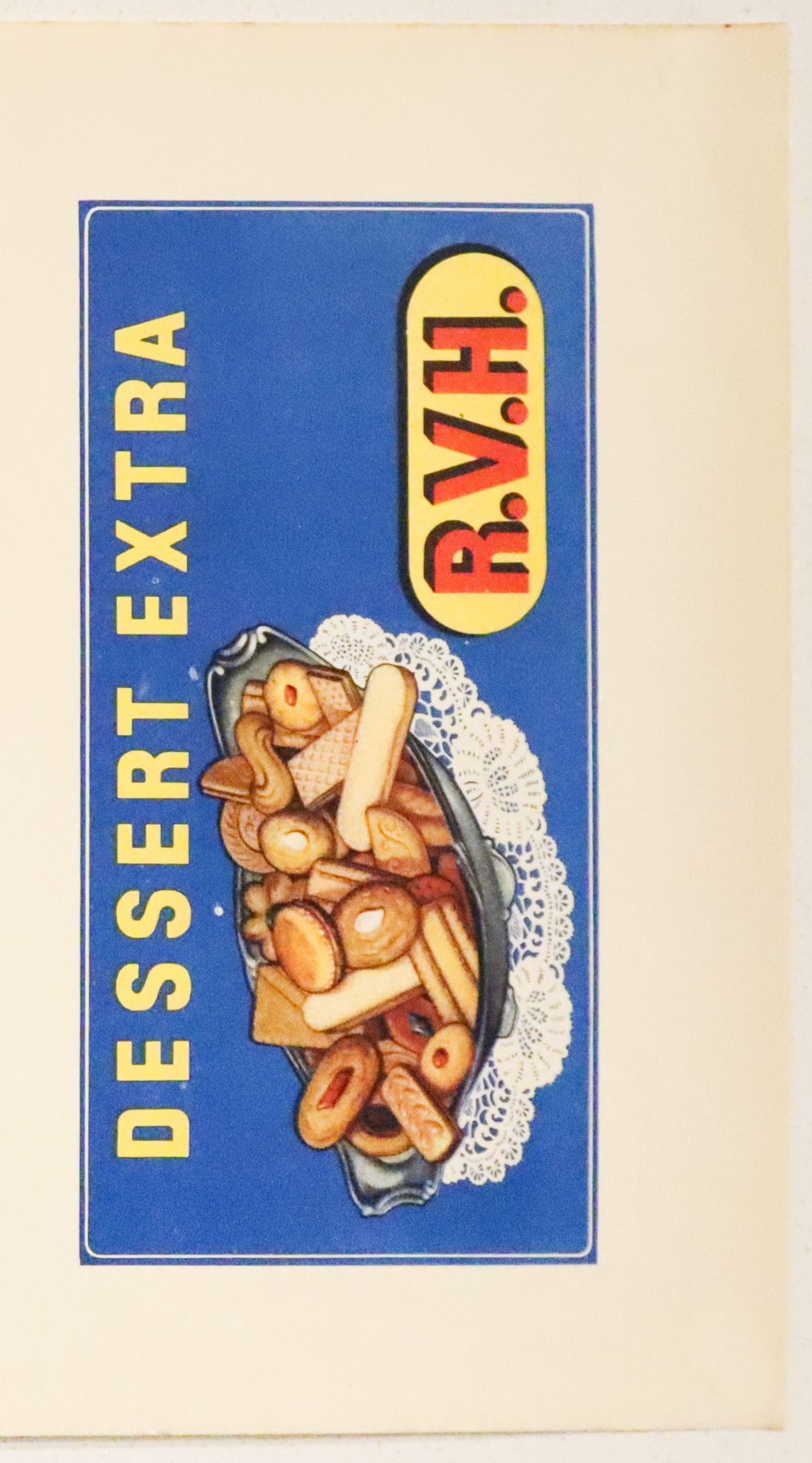 1930s Art Deco French Advertising poster - Dessert Extra R.V.H (Cookies) [Satisfaisant]