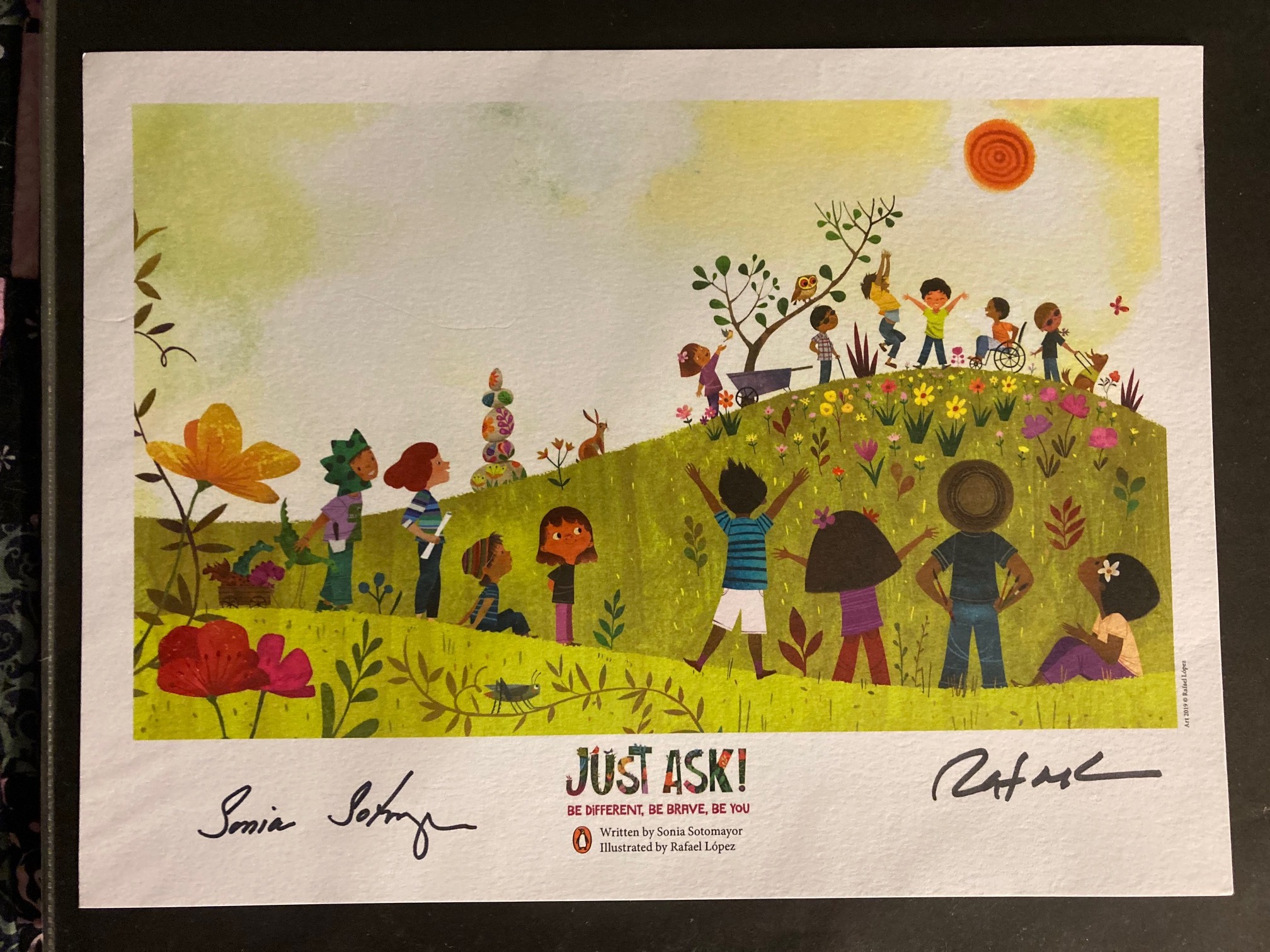 Just Ask! SIGNED PRINT