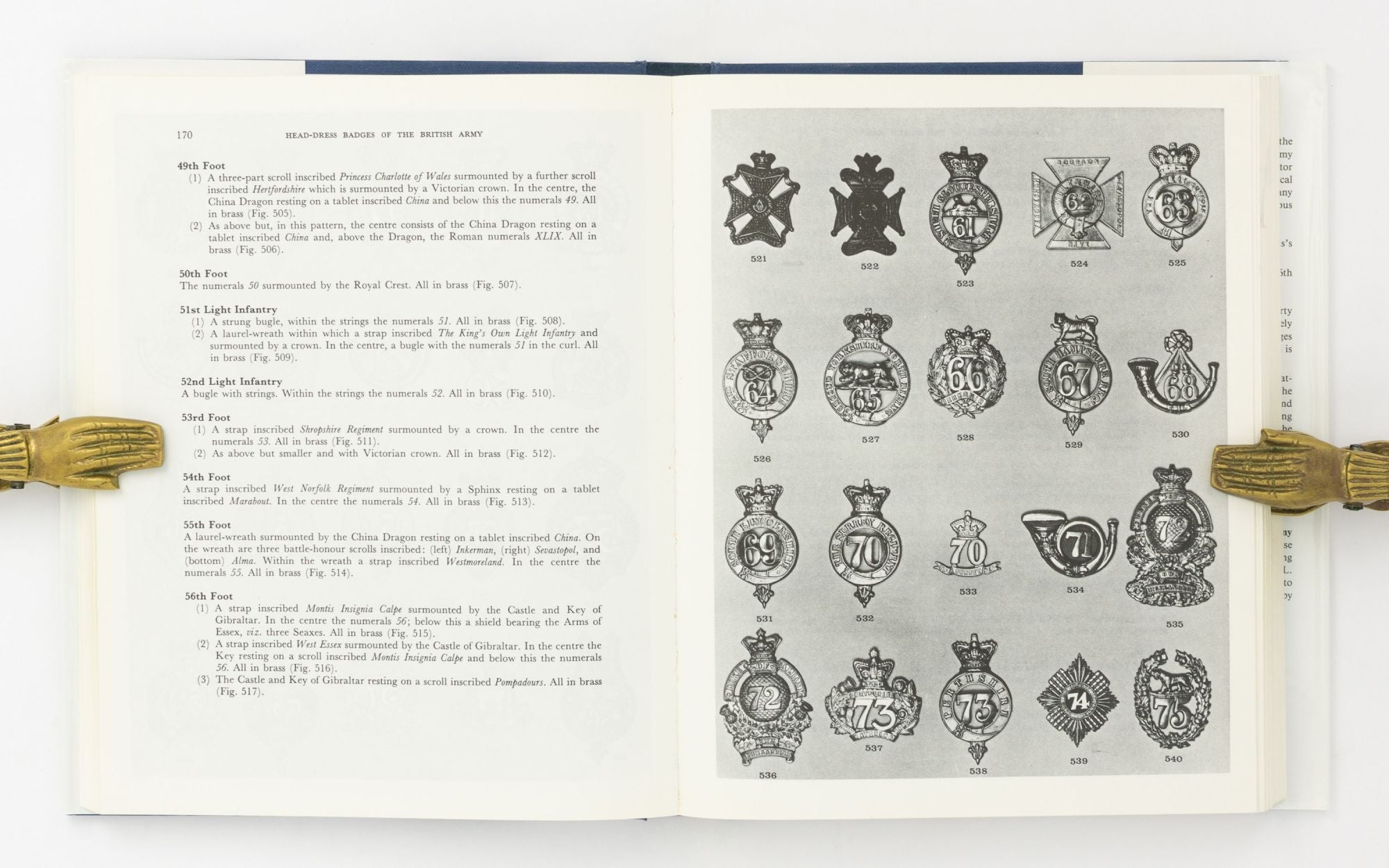 Head-Dress Badges of the British Army. Volume One: Up to the End of the Great War. Volume Two: From the End of the Great War to the Present Day KIPLI