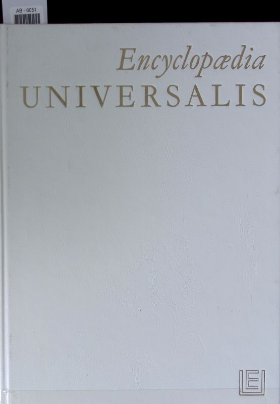 Encyclopaedia universalis. - Alain Aubry