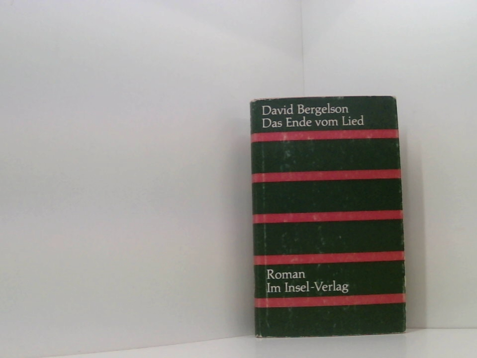 Das Ende vom Lied - Bergelson, David