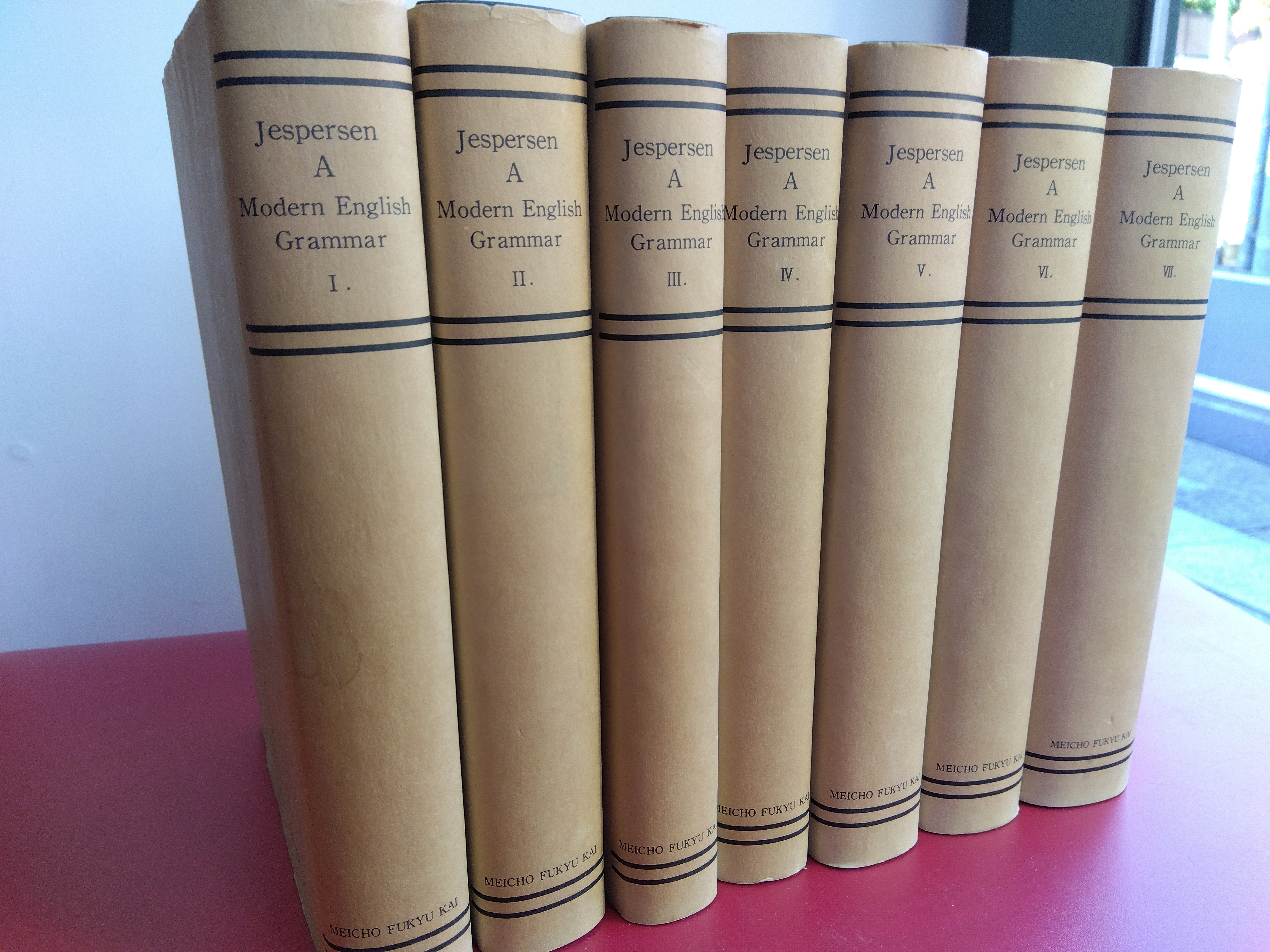 A modern English grammar : on historical principles 7volumes set