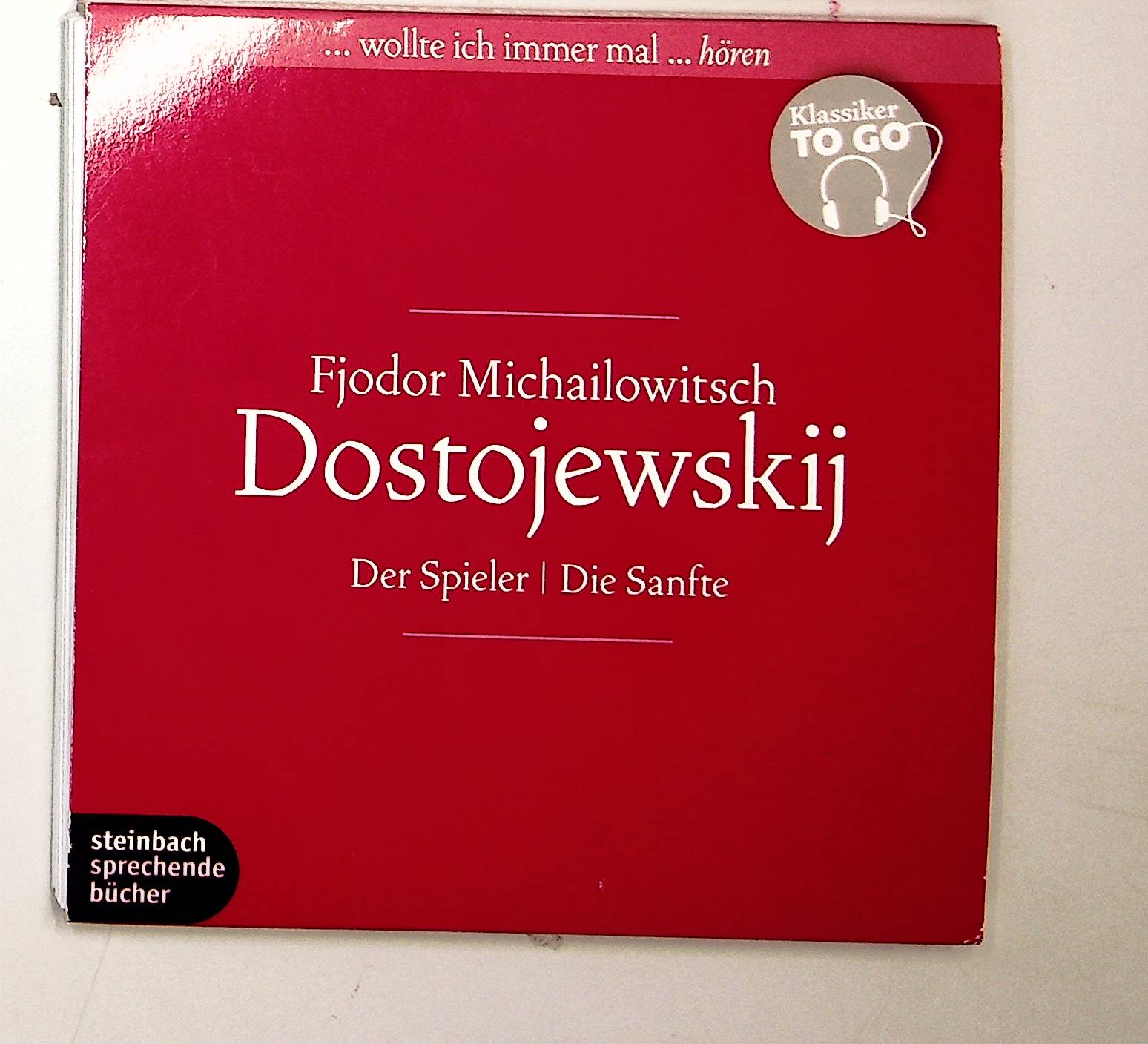 Klassiker to go! Der Spieler / Die Sanfte. 6 CDs Klassiker to go! Ungekürzte Lesungen. Der Spieler, Die Sanfte - Fjodor Michailowitsch Dostojewski, Fjodor M, Friedrich Friedrich Schoenfelder und Klaus-Dieter Klaus-Dieter König