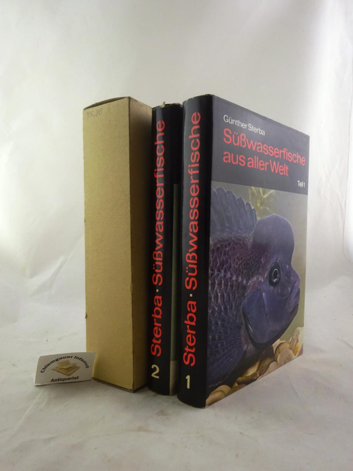 Süsswasserfische aus aller Welt. Teil 1 und Teil 2. ZWEI Bände. - Sterba, Günther