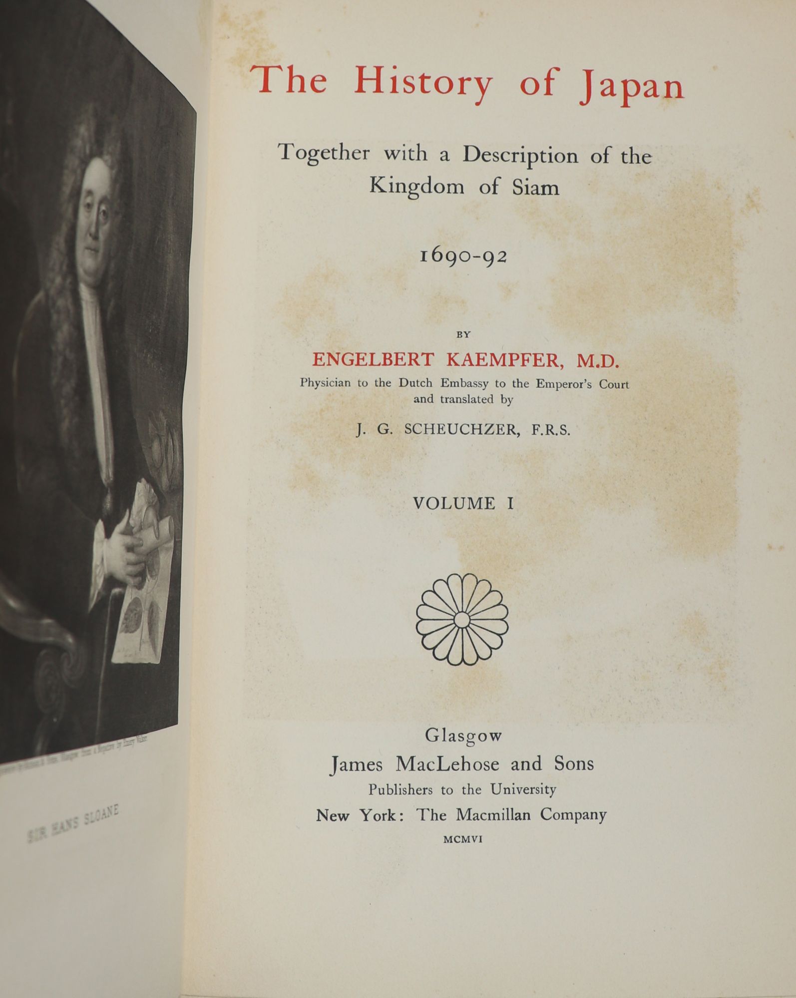 The History of Japan; Together with a Description of the Kingdom of