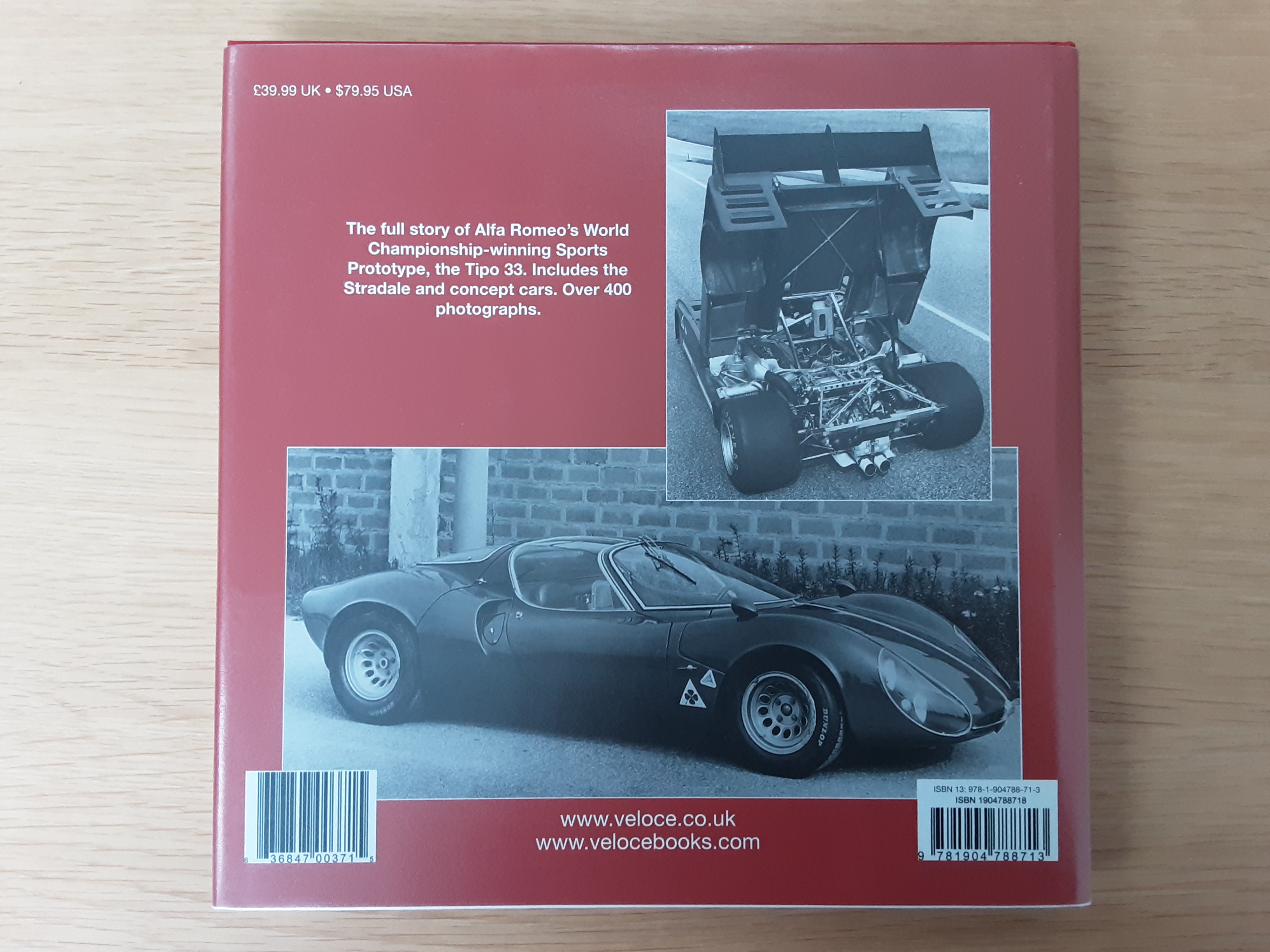 2025新発 Alfa Romeo by History Chassis Individual and Race 33: Tipo 洋書