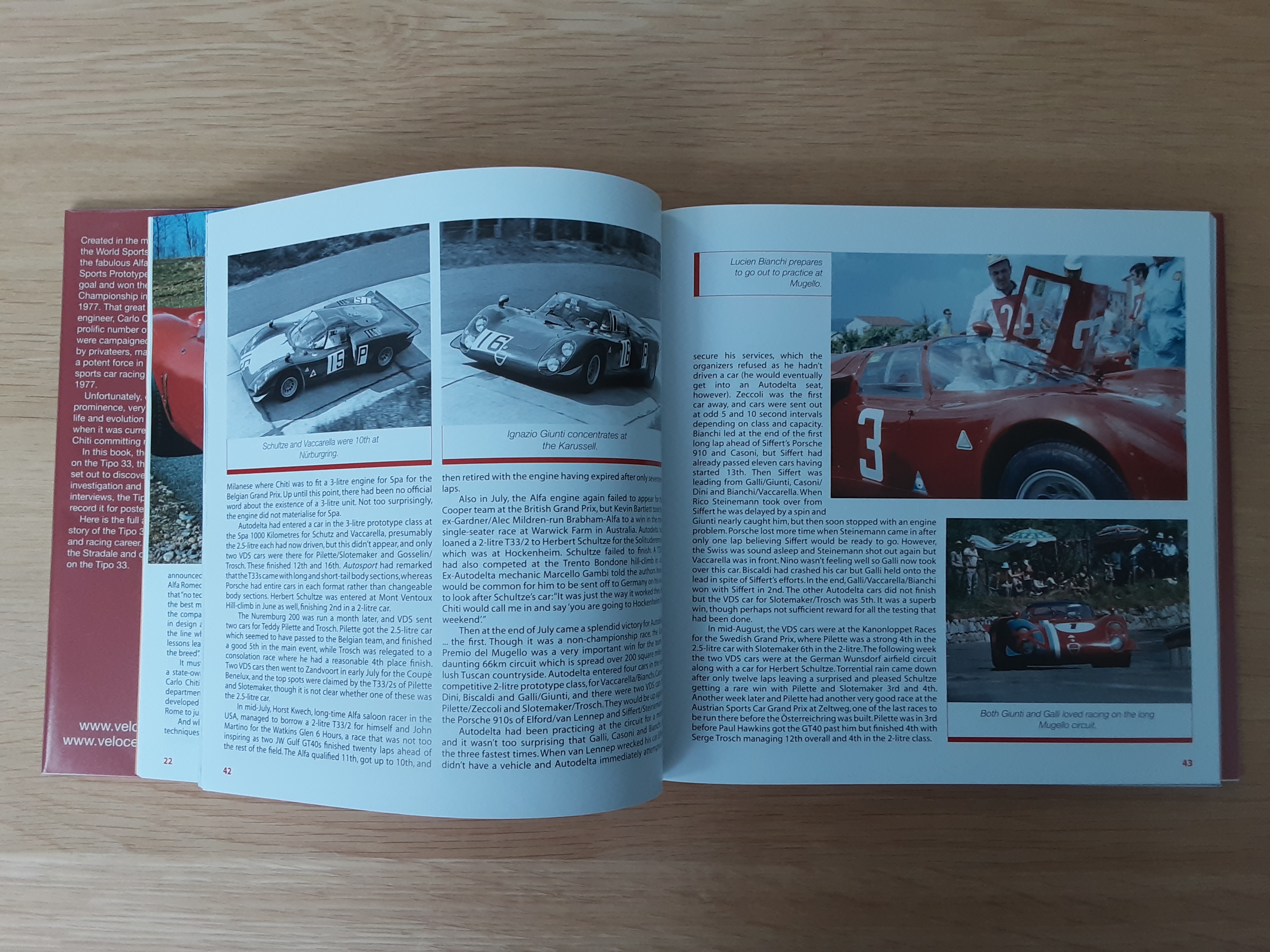 Alfa Romeo Tipo 33: Race and Individual Chassis History by
